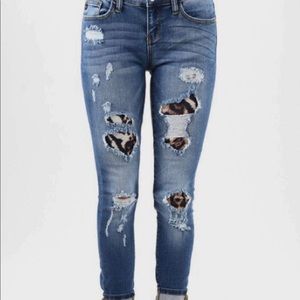 Judy Blue Leopard Jeans Skinny Fit